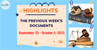 Notable documents of Vietnam in the previous week (from September 25 to October 1, 2023)  